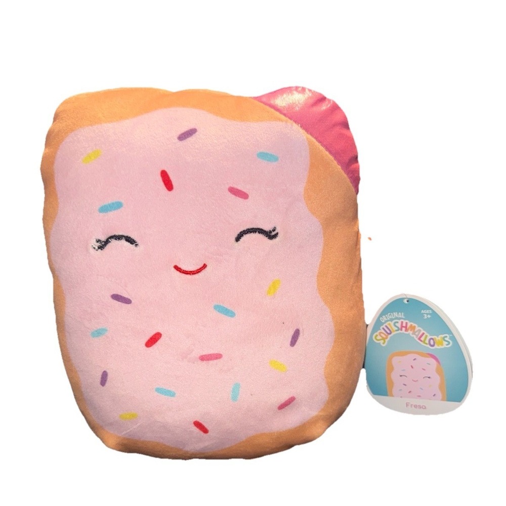 2021 KellyToy Squishmallow FRESA the Strawberry PopTart Toaster Pastry 8" NWT